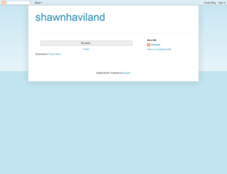 shawnhaviland.blogspot.com screenshot