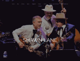 shawnlanemusic.com screenshot