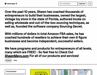 shawnmayo.com screenshot