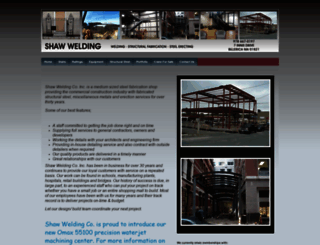 shawwelding.com screenshot