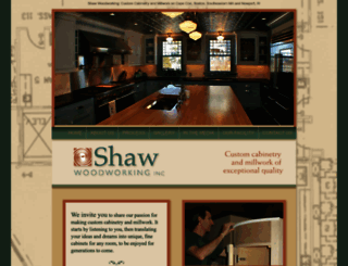 shawwoodworking.com screenshot