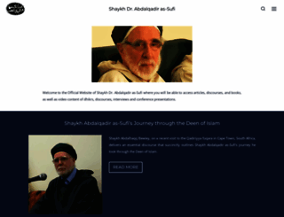 shaykhabdalqadir.com screenshot