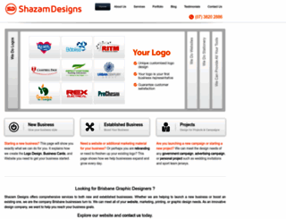 shazamdesigns.com.au screenshot