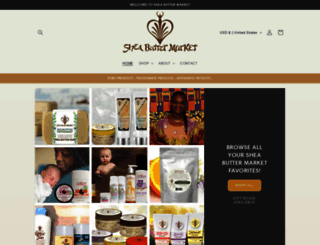sheabuttermarket.com screenshot