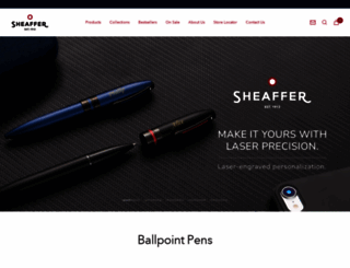 sheaffer.com screenshot