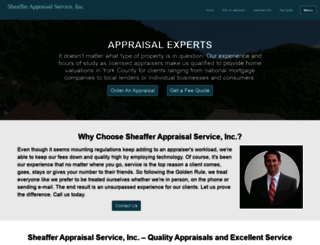 sheafferappraisalservice.com screenshot