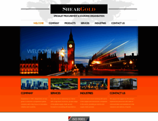 sheargoldltd.com screenshot