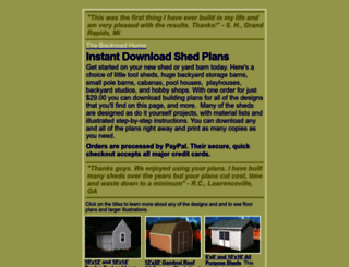shedbuilding101.com screenshot