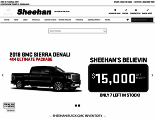 sheehanbuickgmc.com screenshot