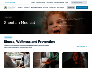 sheehanmedicalpractice.com screenshot