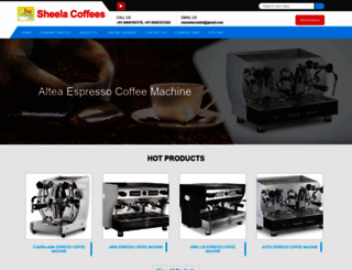 sheelacoffees.in screenshot