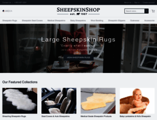 sheepskinshop.com screenshot