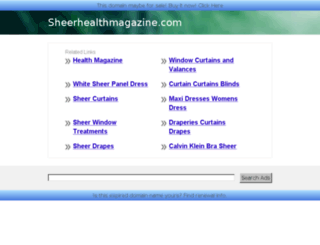 sheerhealthmagazine.com screenshot