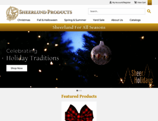 sheerlundproducts.com screenshot