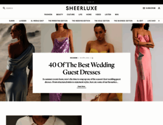 sheerluxe.com screenshot
