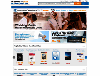 sheet-music.com screenshot