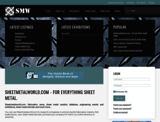 sheetmetalworld.com screenshot