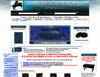 sheetmusic1.com screenshot