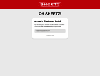 sheetz.com screenshot