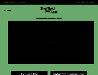 sheffdocfest.com screenshot