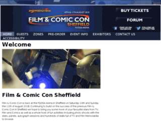 sheffieldfilmandcomiccon.com screenshot