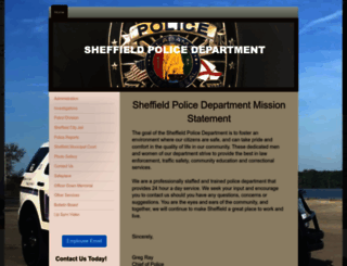 sheffieldpolice.org screenshot