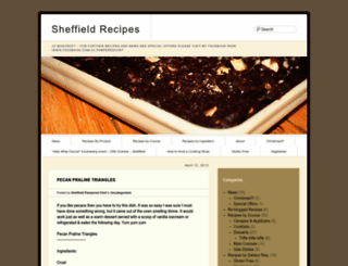 sheffieldrecipes.wordpress.com screenshot