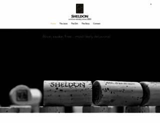 sheldonwines.com screenshot