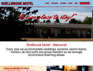 shellbrookmotel.com screenshot