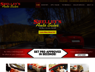 shelleysauto.net screenshot
