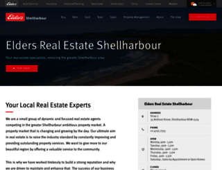 shellharbour.eldersrealestate.com.au screenshot