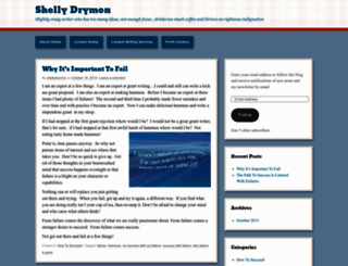 shellydrymon.wordpress.com screenshot