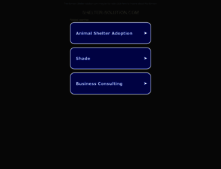 shelter-solution.com screenshot