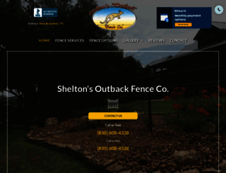 sheltonsoutbackfence.com screenshot