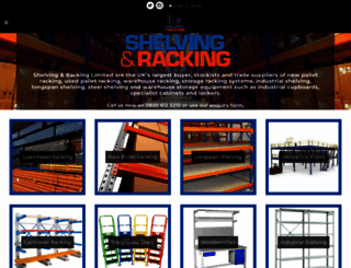 shelving-racking-limited.co.uk screenshot
