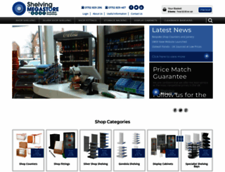 shelvingmegastore.com screenshot
