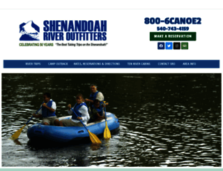 shenandoah-river.com screenshot