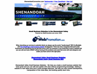 shenandoahconnection.com screenshot