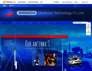 shengdacom.en.alibaba.com screenshot