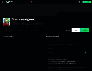 shennanigma.deviantart.com screenshot