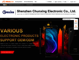 shenzhenchunxing.en.alibaba.com screenshot