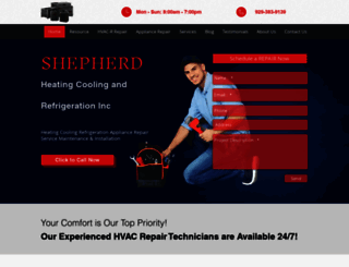 shepherdehc.com screenshot