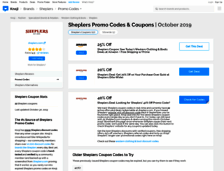 sheplers.bluepromocode.com screenshot