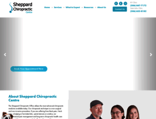 sheppardchiro.com screenshot