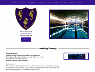 shepshedswimmingclub.com screenshot