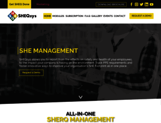 sheqsys.com screenshot