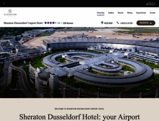 sheratonduesseldorfairport.com screenshot