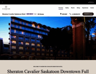 sheratonsaskatoon.com screenshot