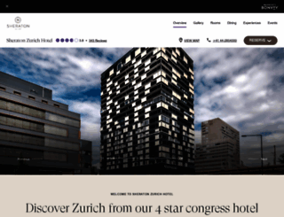 sheratonzurichhotel.com screenshot