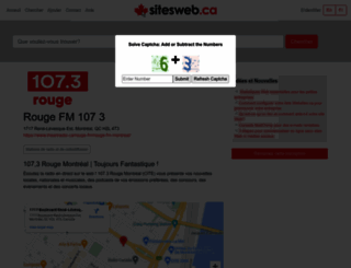 sherbrooke.radionrj.ca screenshot